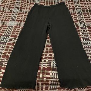 St. John Collection Wide Leg Stretch Knit Trousers
